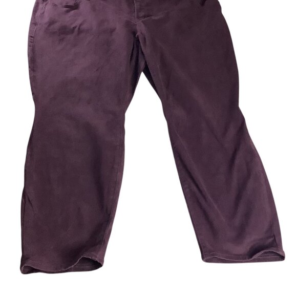 Old Navy Rockstar Mid-Rise Pants Womens Size 28 Plus Reg Purple Stretchy Skinny - Picture 11 of 16